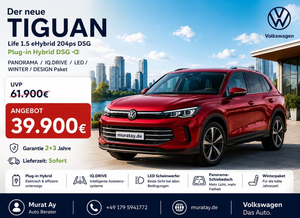 Kampanyalar tiguan phev s